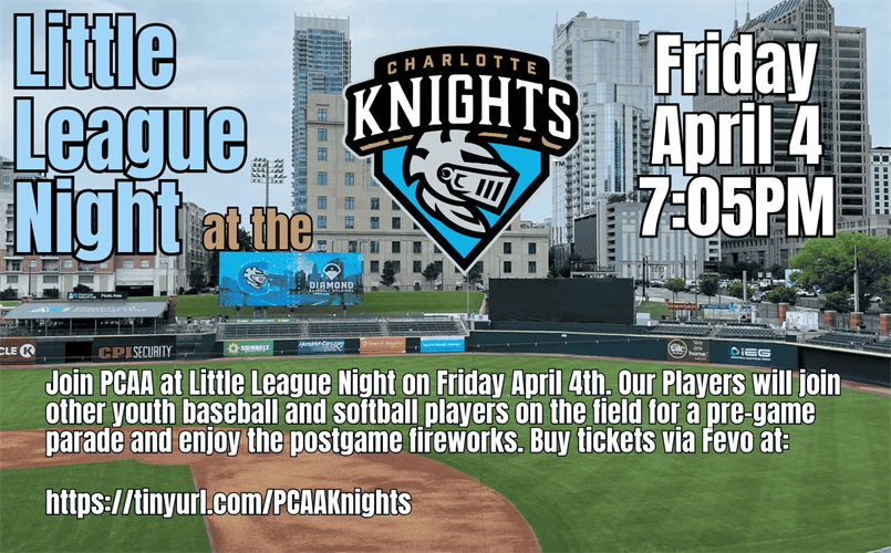Little League Night at the Charlotte Knights