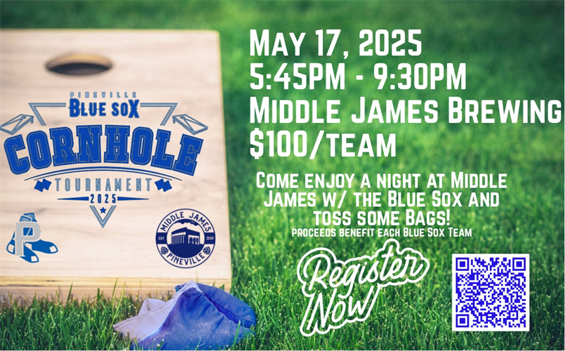 Blue Sox Corn Hole Tournament