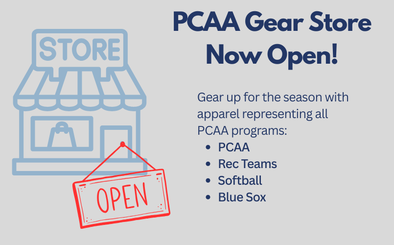 PCAA Gear Store Now Open!