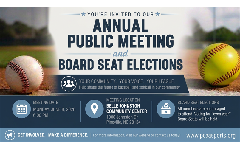 PCAA Annual Public Meeting & Elections