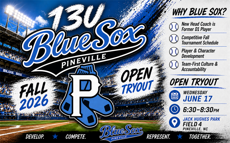 13U Blue Sox Tryout