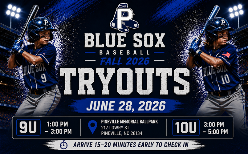 9U & 10U Blue Sox Tryouts